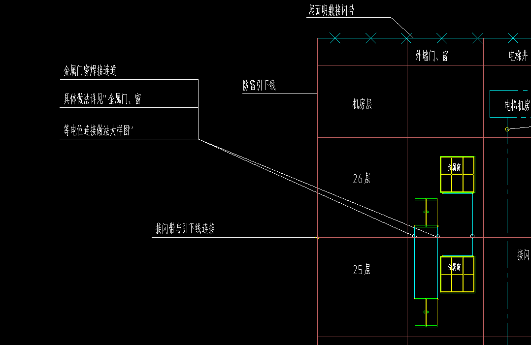 请问金属门窗接地怎么计算工程量