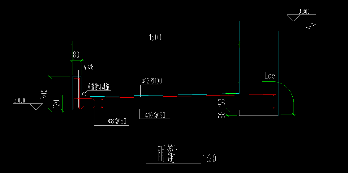 天正平面图雨棚怎么画图片