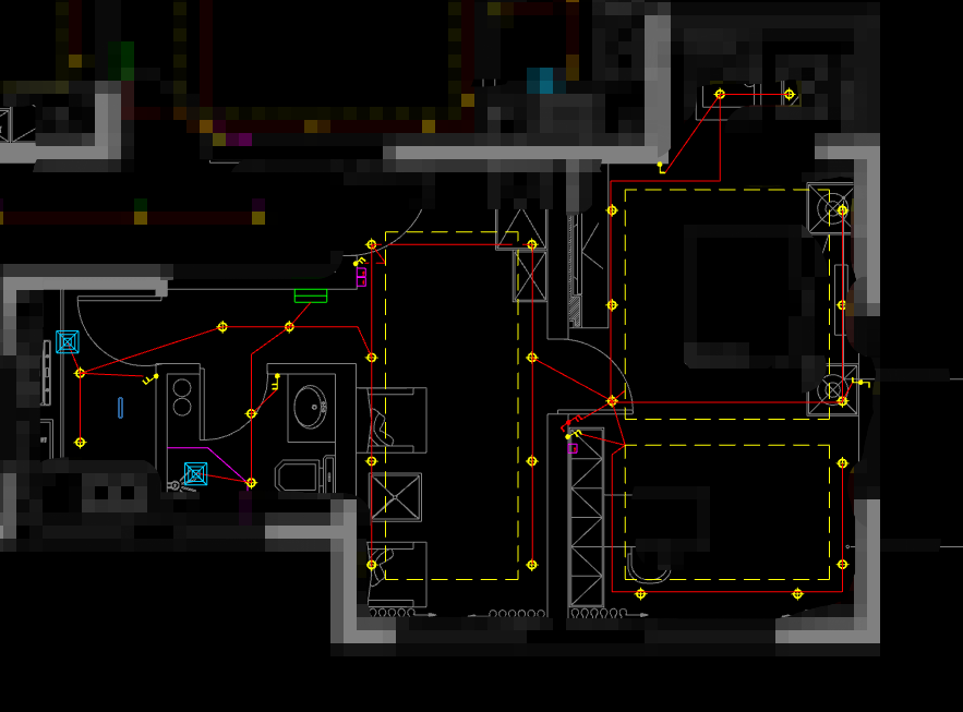 这个回路中每个开关都控制哪些灯具