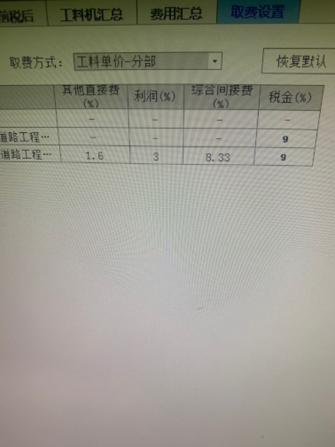 间接费