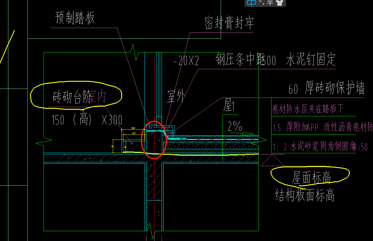 挡水线怎么画图片