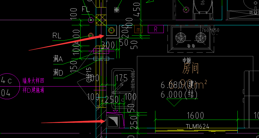 户型图烟道图片