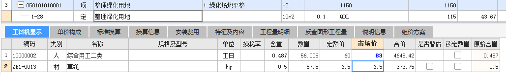 整理绿化用地