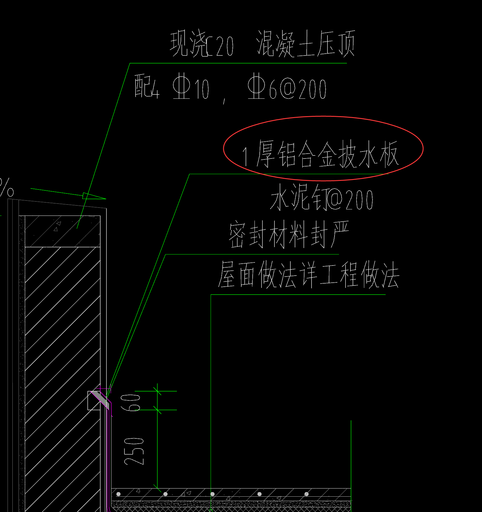 這個鋁合金披水板就是壓條嗎