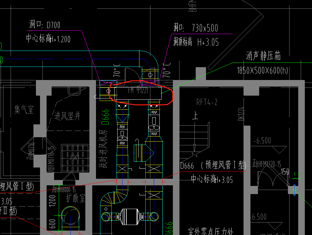 静压箱怎么画图片