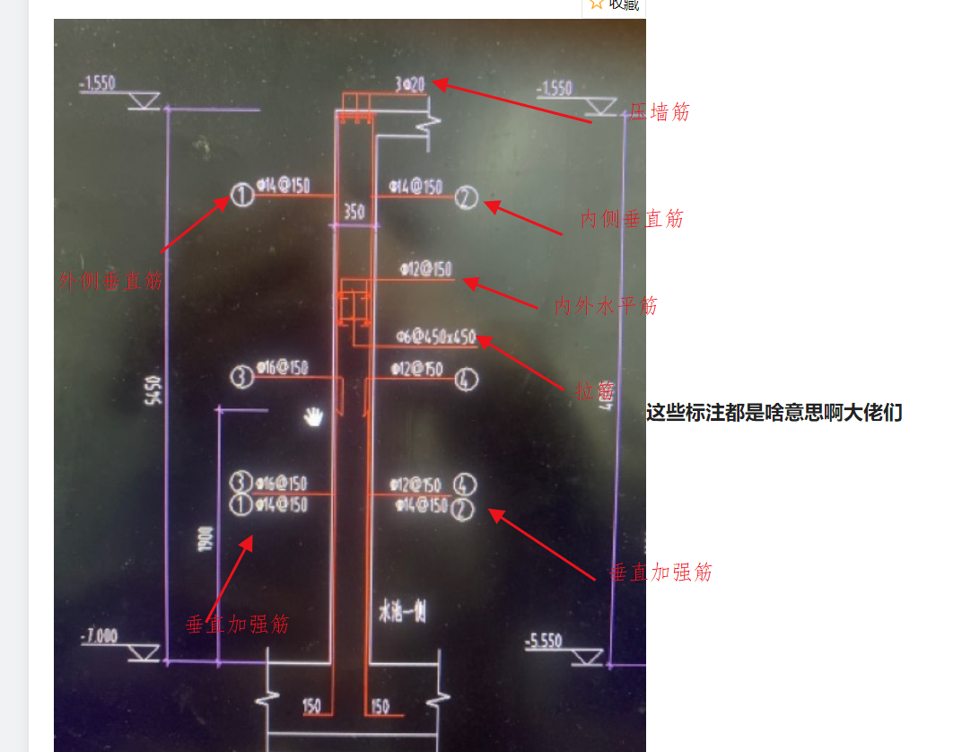 剪力墙标注图片