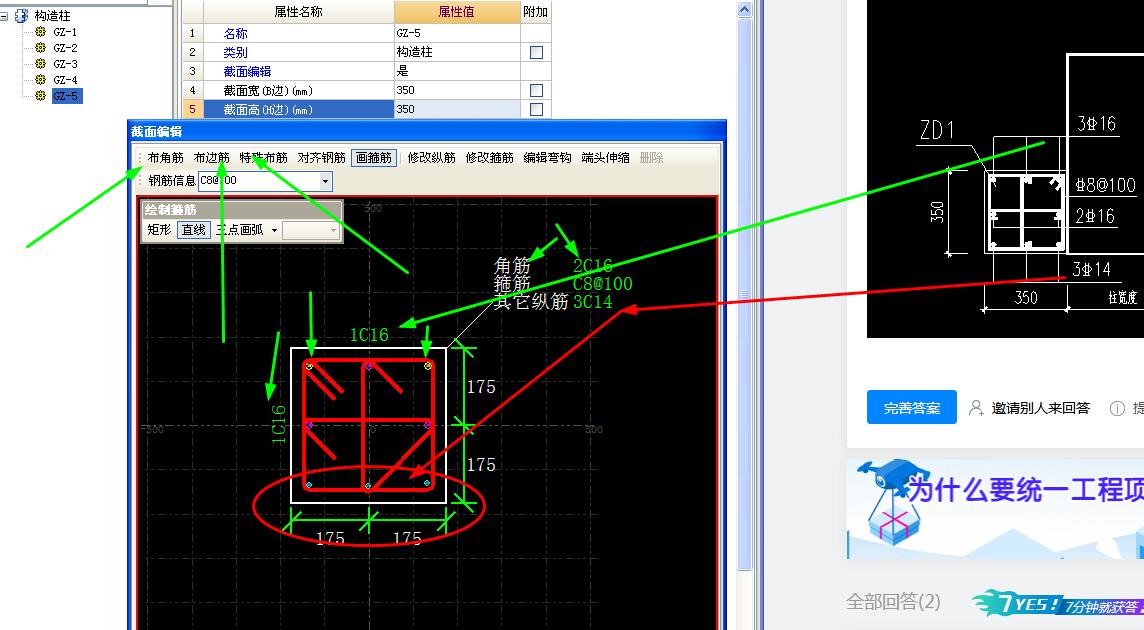 钢筋布置