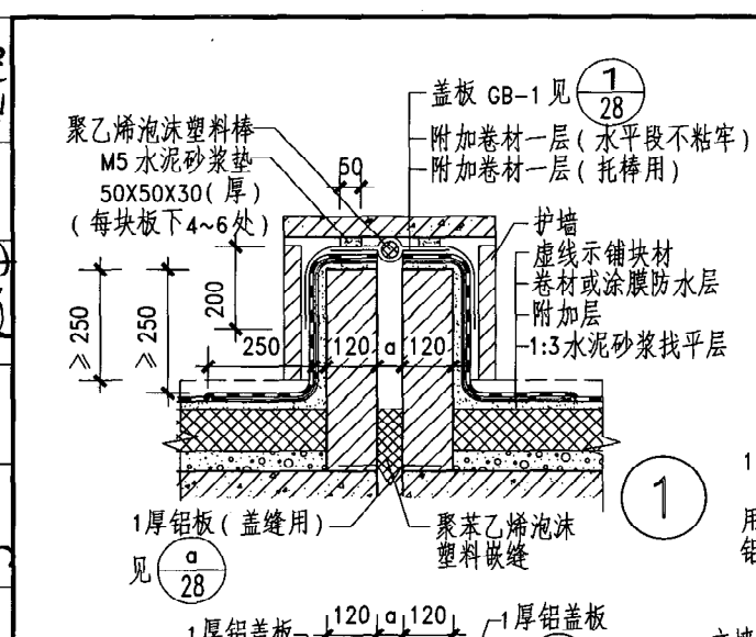 屋面变形缝