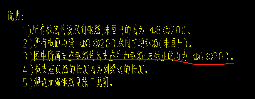 受力筋布置