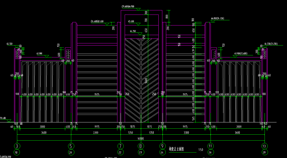 屋面构架怎么画?求助-服务新干线答疑解惑
