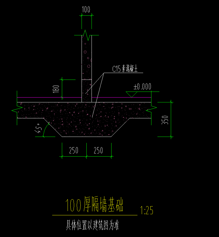 隔墙基础