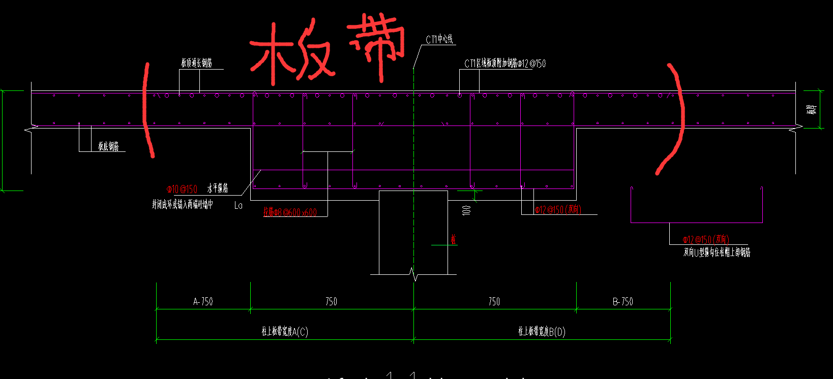 柱上板带只有上层有双向钢筋,但是广联达只能设置成x向的钢筋,y向的