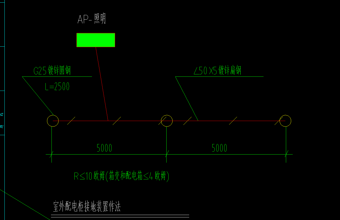 路灯接地规范图片