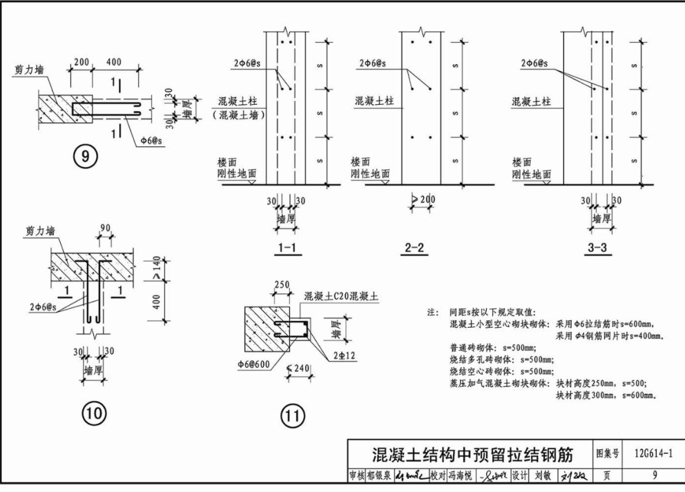 砌体墙通长筋图片