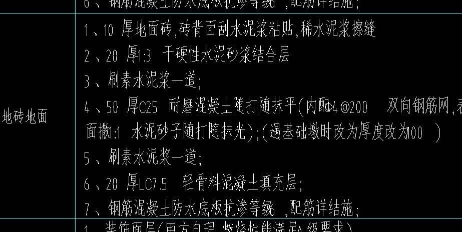 楼地面