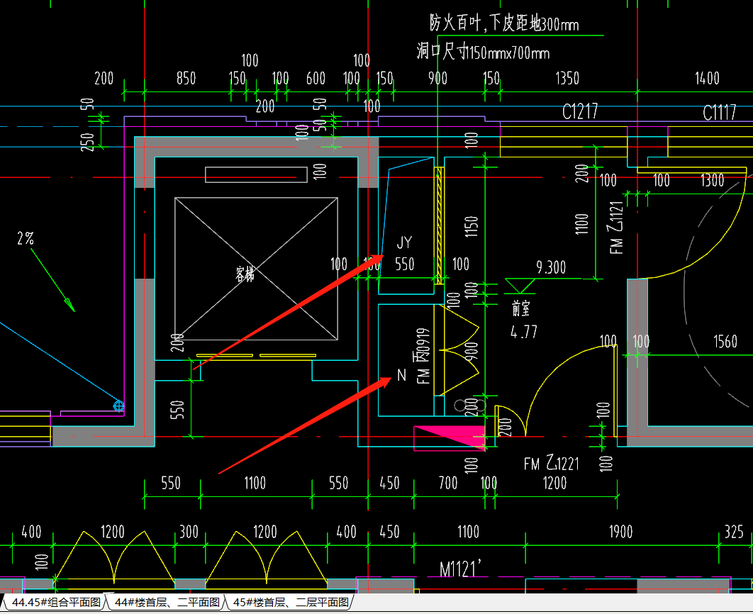 请问电梯和楼梯间附近如图所示的两个井是什么意思-服务新干线答疑