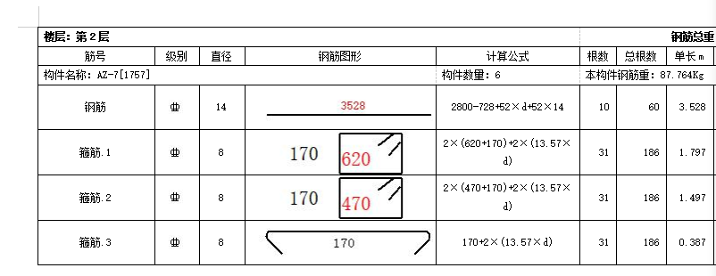 暗柱纵筋