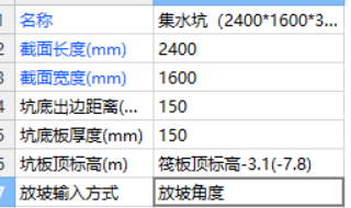 坑板顶标高