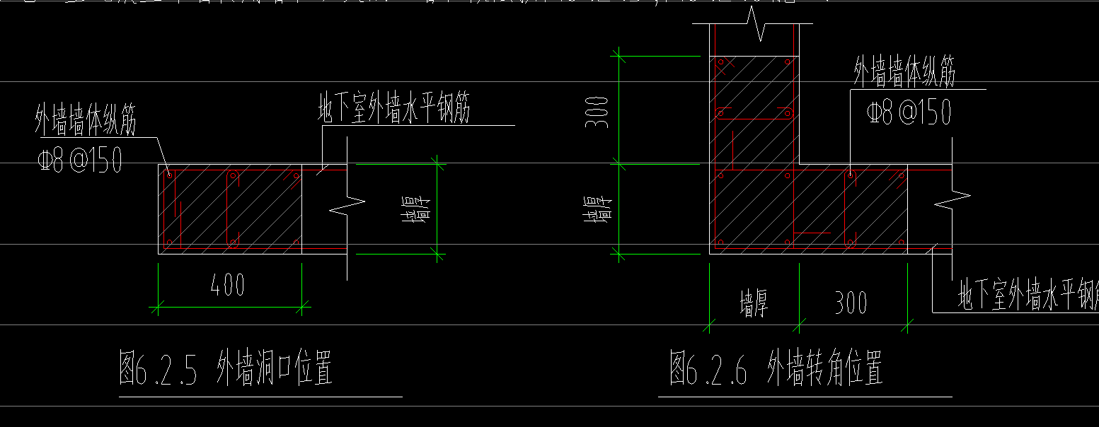 暗柱怎么画