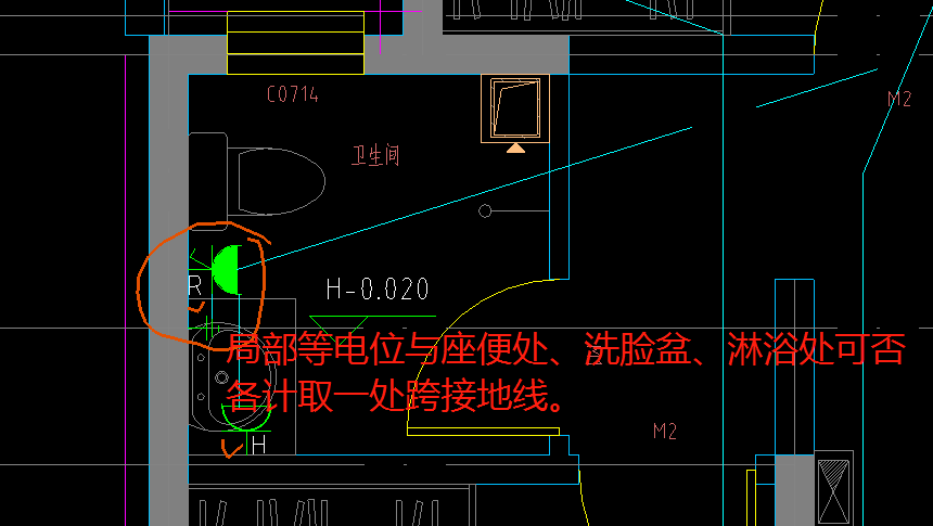 我想问一下关于跨接地线问题具体不知在哪进行计算