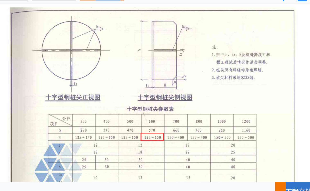 桩尖图集图片