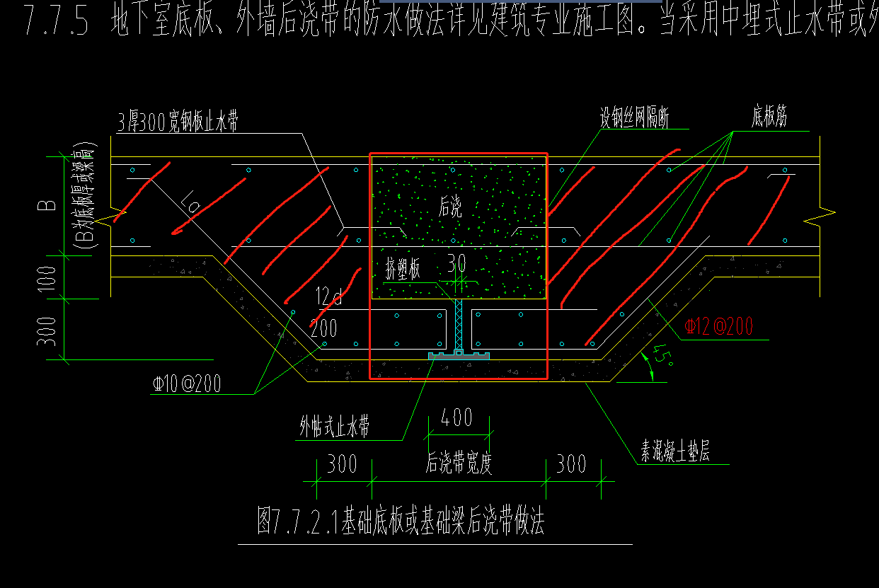 后浇带