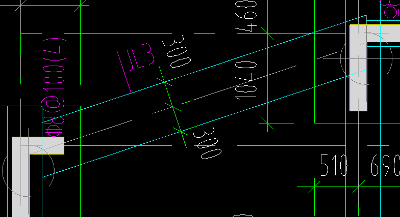 这种基础梁怎么画