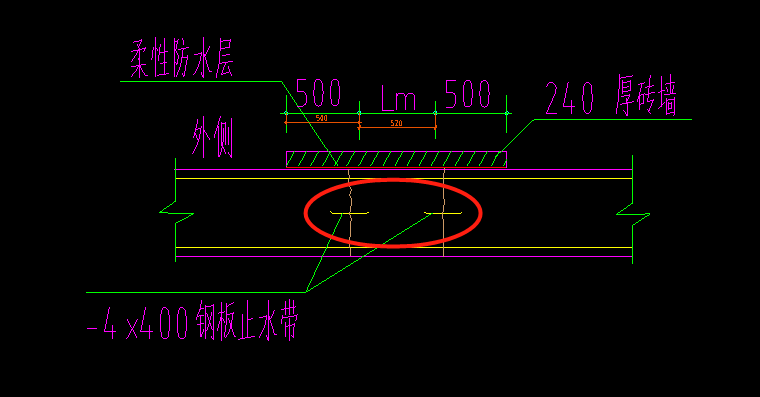 后浇带绘制