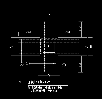 宽扁梁核心区节点问题