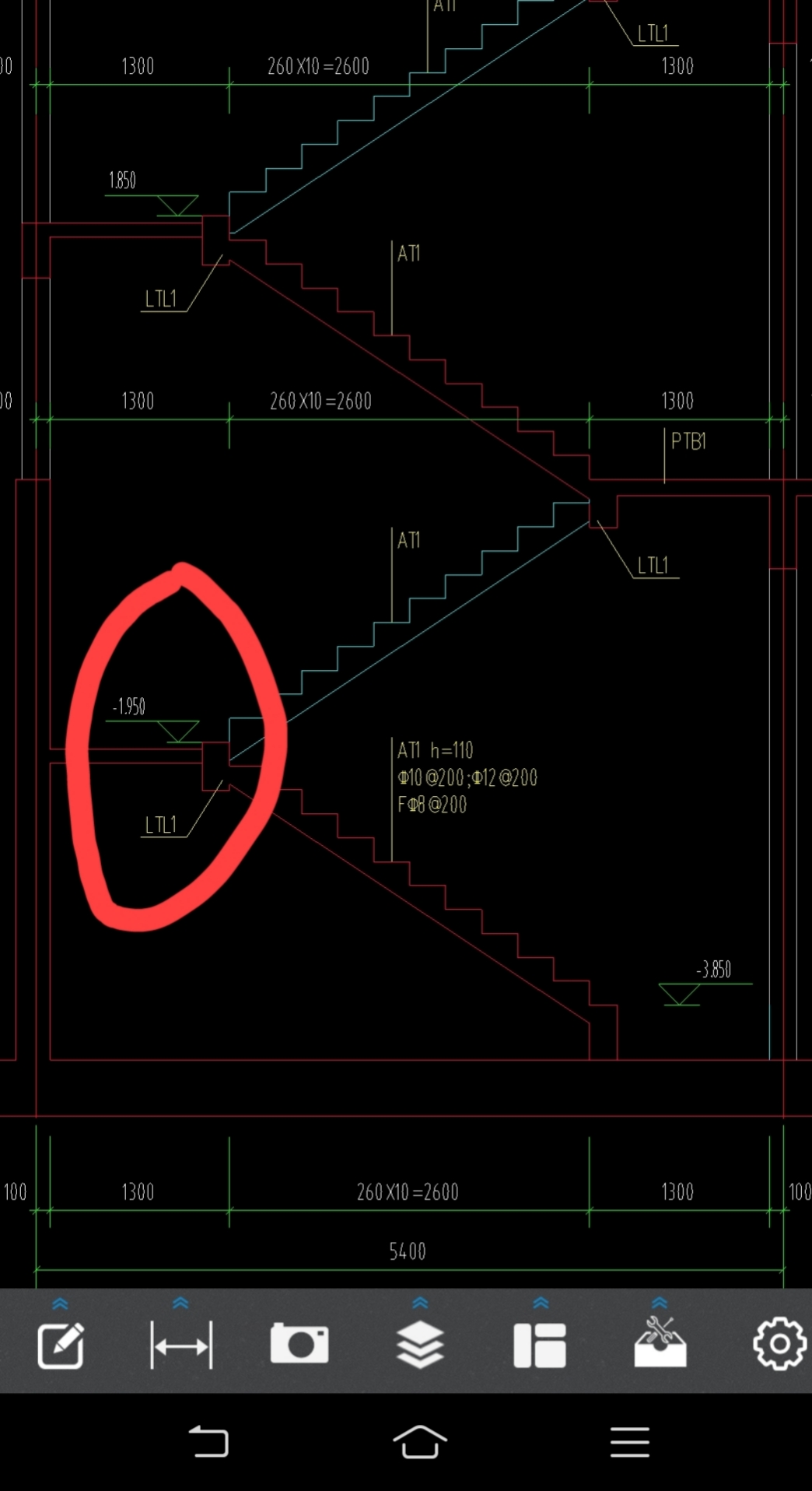 楼梯该怎么处理梯梁和平台板建构建画到图里吗负195处是平台板吗该