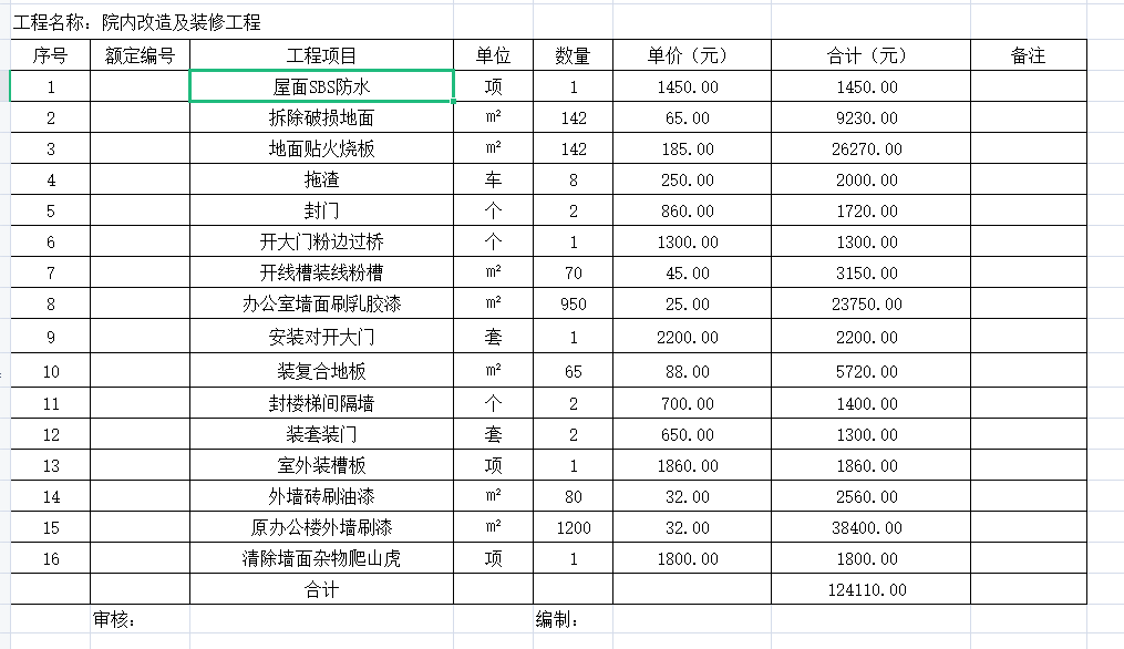 计价
