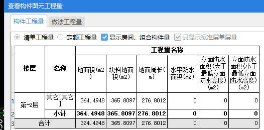 块料面积