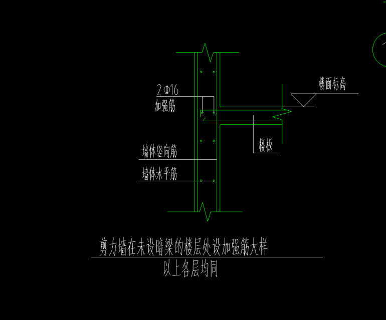 剪力墙加强筋