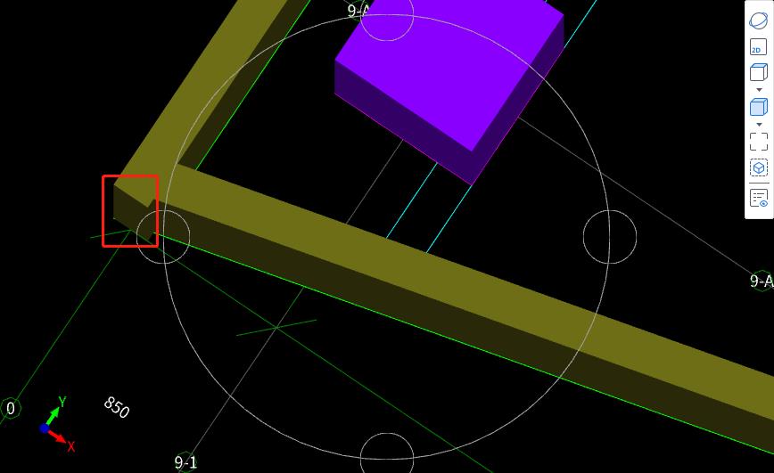 直形墙墙体相交部分怎么删除
