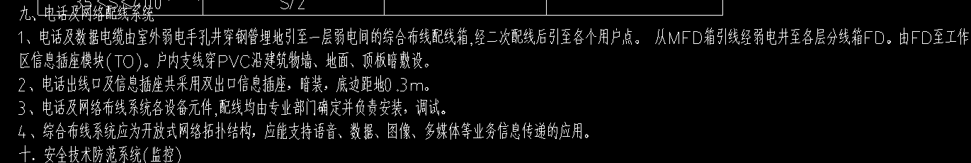 弱电管线