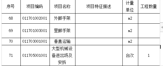 编制清单