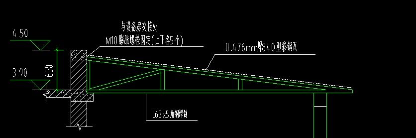 这种型材屋面彩钢瓦是按水平投影面积算吗