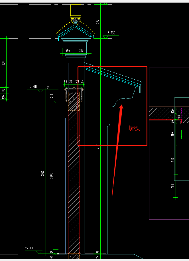 古建中水泥预制墀头套什么定额