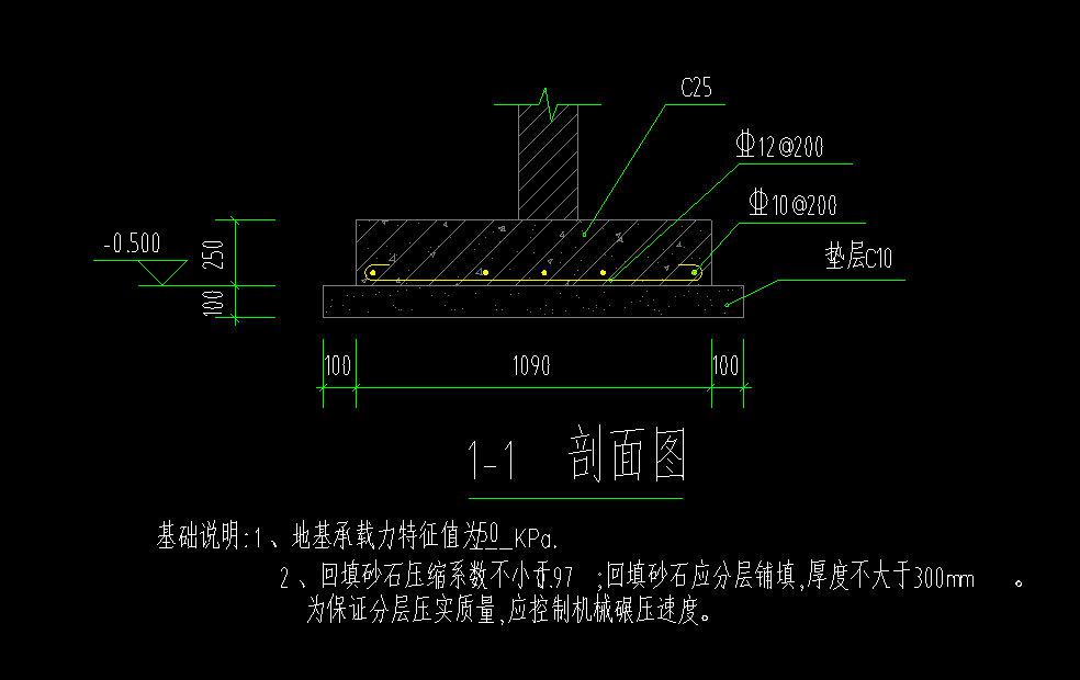 挖基坑