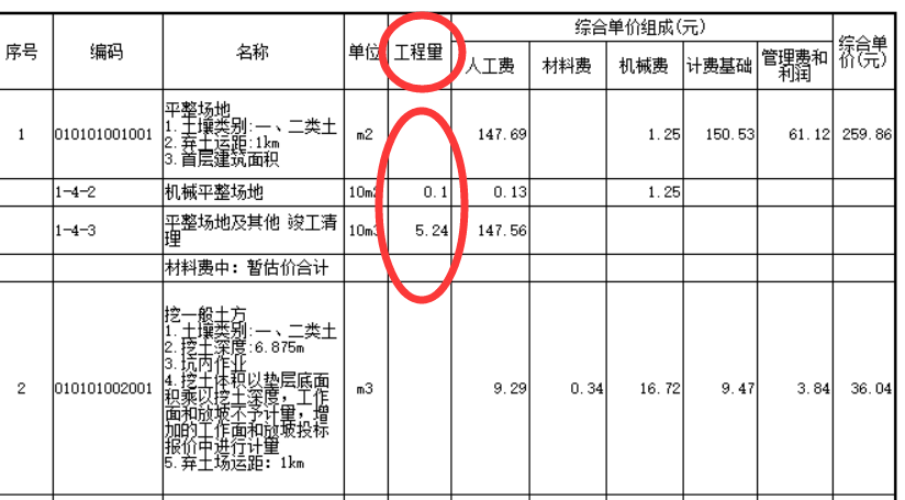 工程量