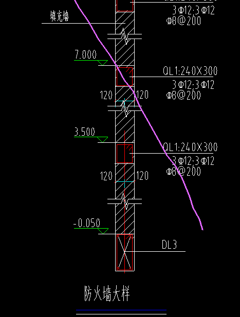 请问防火墙,图纸中仅说是填充墙那可以考虑防火墙是哪些材质?  谢谢