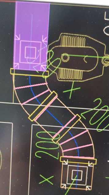 这种变径的风管怎么绘制?