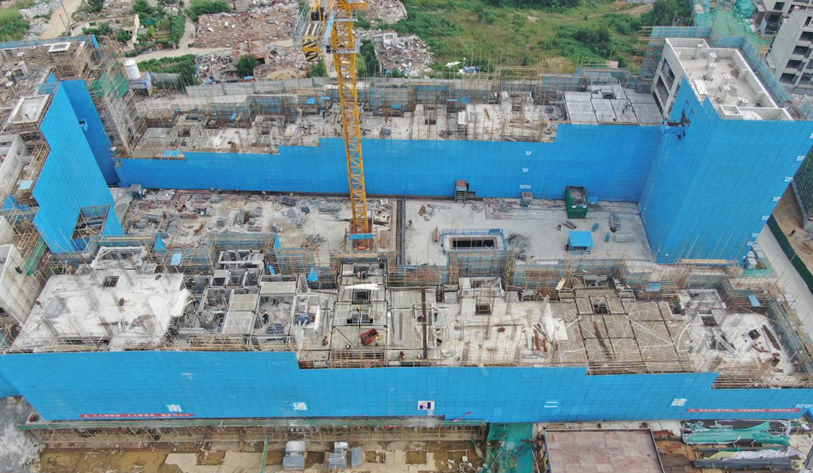 铝模水平流水施工示例,创新工艺!