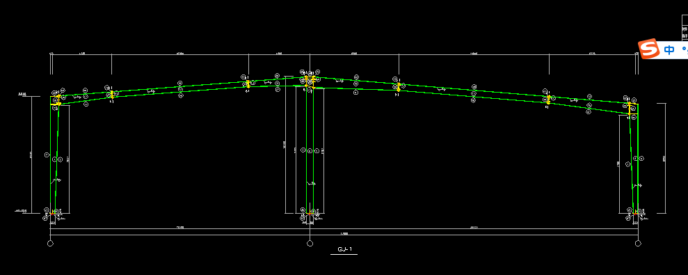 请问钢结构门架里面图纸中有两个门架该用那个图