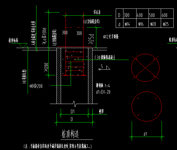 请问如何计算桩头插筋需要详细公式能解决及时采纳谢谢