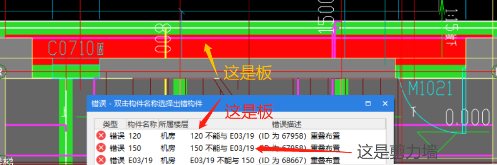 重叠布置