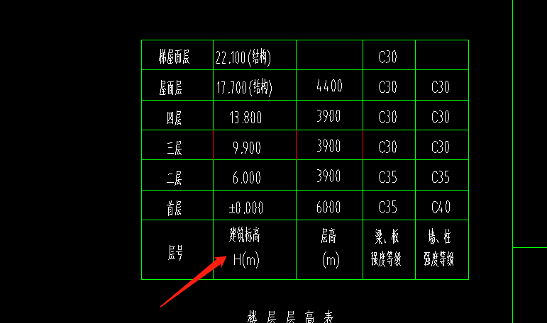 结构净高图片