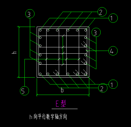 柱截面图图解图片