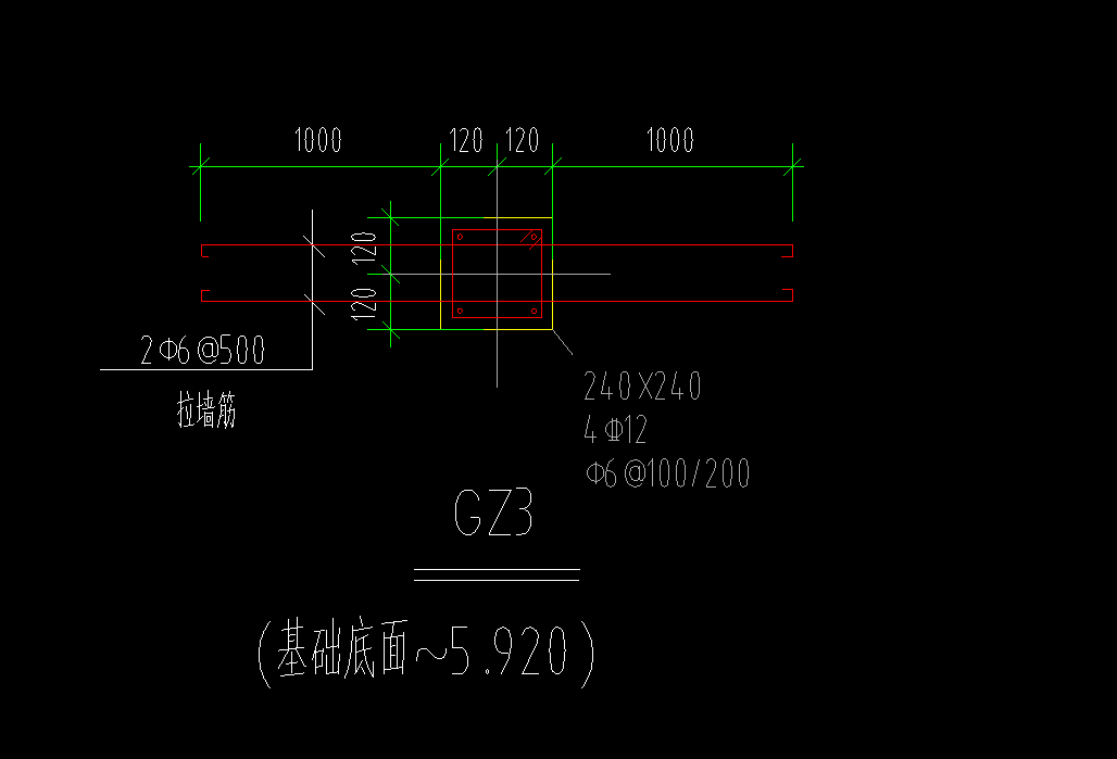 拉墙筋