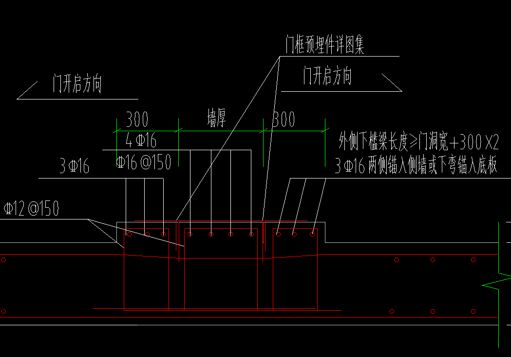 人防门活门槛图集图片